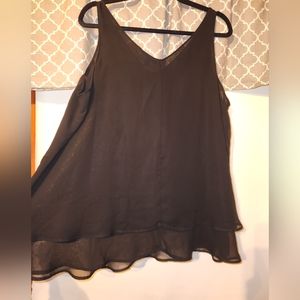 Lane Bryant polyester flowy tank